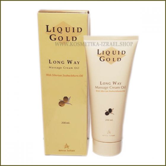 Liquid Gold Long Way Masážní olejový krém 